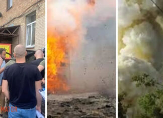 Мощный взрыв вблизи Москвы: пылает кислородно-аккумуляторный склад: видео