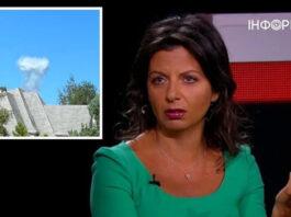 На пропагандистку Симоньян чуть не упал сбитый в россии дрон — фото