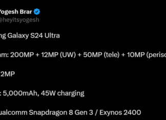 Новая утечка раскрыла характеристики Samsung Galaxy S24 Ultra – никакого amaizing