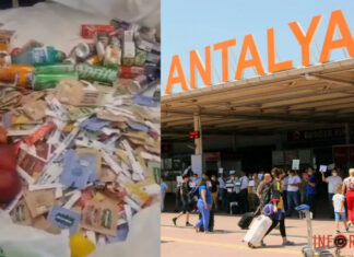 Почти украли 35 кг еды: российские туристы в очередной раз опозорились в Турции. Видео