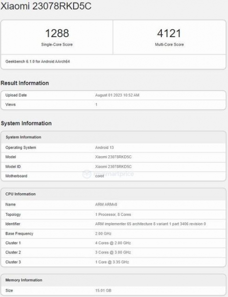 Подтверждено: Redmi K60 Ultra будет работать на топовом процессоре MediaTek Dimensity 9200+ и получит 16 ГБ оперативной памяти