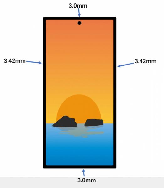 Samsung Galaxy S24 Ultra будет иметь самые толстые рамки с 2019 года — мы тоже в этом сомневаемся, но там написано Ice Universe