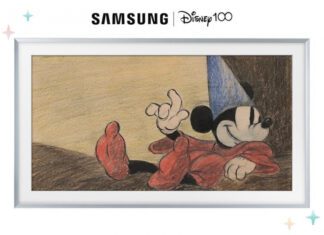 Samsung представила лимитированную линейку Frame TV в честь 100-летия The Walt Disney Company