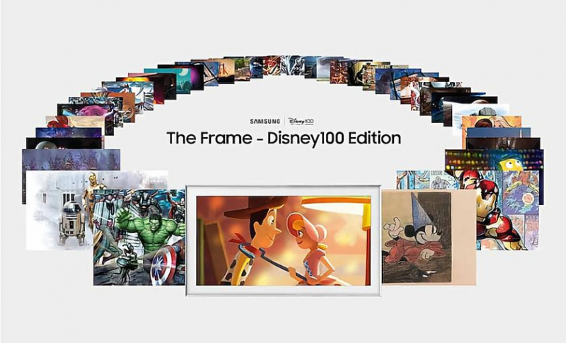 Samsung представляет телевизор Limited Frame в честь 100-летия The Walt Disney Company