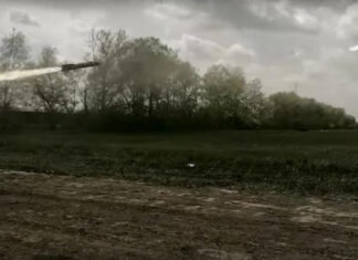 Силы обороны Украины показали пуски трёх британских противотанковых ракет Brimstone с авиационной пусковой установки для истребителя Eurofighter Typhoon