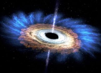 Сверхмассивная чёрная дыра поглотила звезду втрое массивнее Солнца и выбросила её остатки