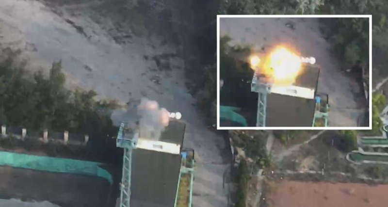 Украинский FPV-беспилотник уничтожил российскую станцию ​​РЭБ «Стриж», созданную специально для подавления БПЛА
