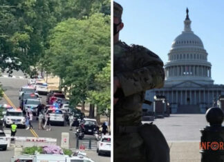 В здании Сената США перестрелка, полиция выводит людей с поднятыми руками