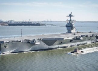 ВМС США отправили в Турцию самый большой в мире авианосец USS Gerald R. Ford стоимостью более $13 млрд