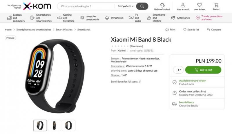 Xiaomi Smart Band 8 готовится к глобальному запуску: когда умный браслет выйдет за пределами Китая и сколько он будет стоить?