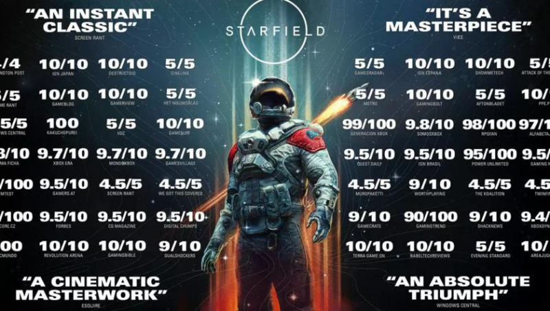 «Абсолютный триумф Bethesda» — разработчики Starfield выпустили хвалебный ролик с положительными отзывами в прессе