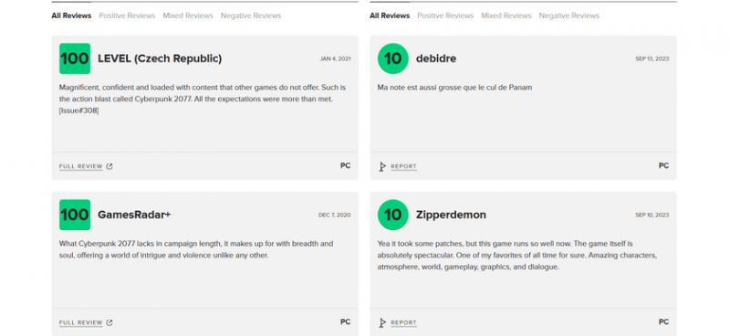 Агрегатор оценок Metacritic обновил дизайн сайта: изменениям подверглись все страницы и разделы