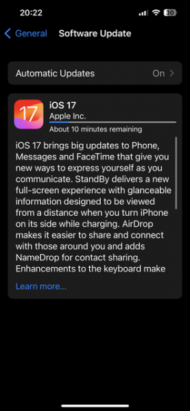 Apple выпустила стабильную версию iOS 17 для iPhone XS, iPhone XR, iPhone SE и более новых моделей