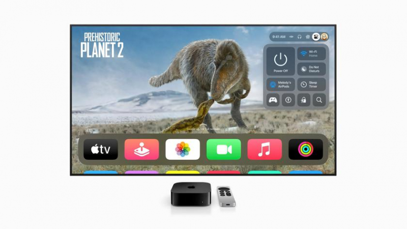 Apple выпустила tvOS 17 с FaceTime для Apple TV, новым Центром управления, поддержкой Dolby Vision 8.1 и возможностью установки VPN-сервисов