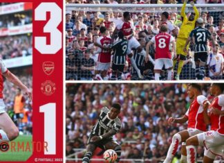 Арсенал — Манчестер Юнайтед 3:1 Обзор центрального матча четвертого тура АПЛ