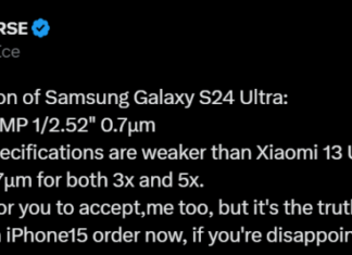 Больше никакого зума 10x: Samsung Galaxy S24 Ultra получит только 5x оптическое увеличение – Ice Universe