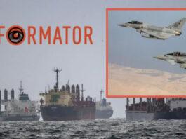 Британские самолеты защищают украинские корабли от нападения России в Черном море