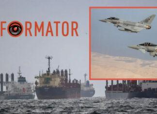 Британские самолеты защищают украинские корабли от нападения России в Черном море