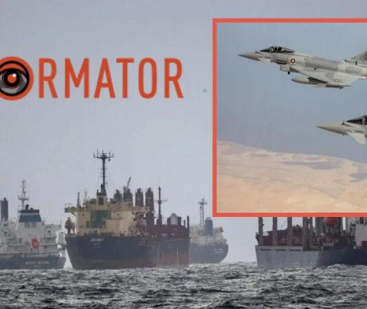 Британские самолеты защищают украинские корабли от нападения России в Черном море