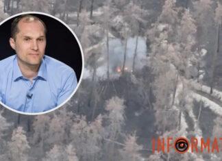 Бутусов показал видео, как ВСУ уничтожают блиндаж оккупантов с боекомплектом с помощью дрона