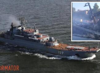 Бутусов показал видео с остатками корабля Минск, по которому ВСУ ударили ракетой — пропагандисты в панике