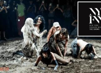 Драка моделей на подиуме из грязи. Как прошел эпатажный показ Елены Велез на Неделе моды в Нью-Йорке