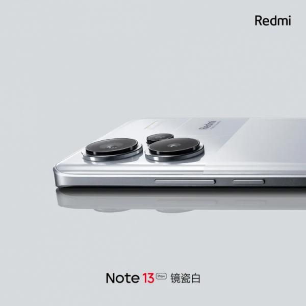 Два новых цвета Redmi Note 13 Pro Plus: зеркально-фарфоровый белый и полуночный черный
