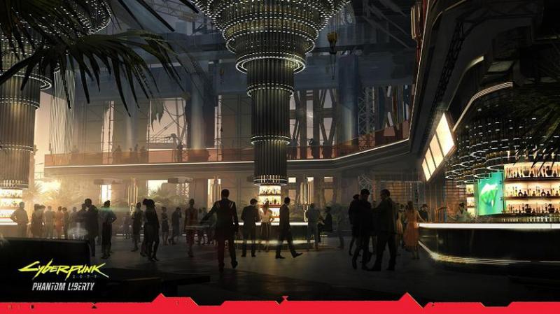 Элитный клуб в завоеванном соборе: В новом арте расширения Phantom Liberty для Cyberpunk 2077 разработчики показали место отдыха, переговоров и заключения важных соглашений самых влиятельных людей Ночного города