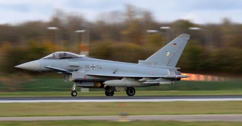 Германия улучшит способность всех своих истребителей Eurofighter Typhoon отслеживать цели с помощью радара ECRS Mk1