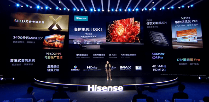 Hisense представила серию 4K-телевизоров с панелями Obsidian Screen Pro по цене от 1230 долларов