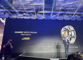Huawei представила золотые умные часы WATCH Ultimate Gold Edition за €2999