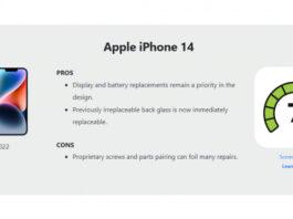 iFixit снизили рейтинг ремонтопригодности iPhone 14 с 7/10 до 4/10: но оправдано ли?