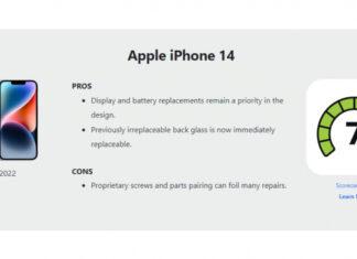 iFixit снизили рейтинг ремонтопригодности iPhone 14 с 7/10 до 4/10: но оправдано ли?