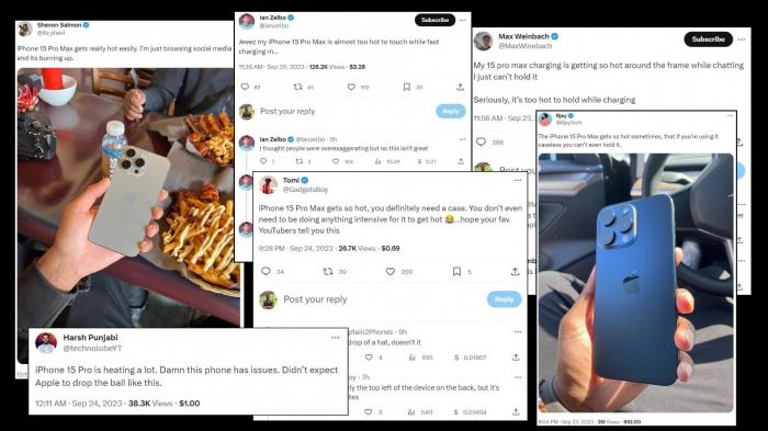 iPhone 15 прямо из ада: некоторые пользователи заметили чрезмерный нагрев своих смартфонов