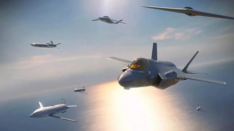 Ядерный бомбардировщик B-21 Raider может управлять дронами, создаваемыми для истребителей пятого и шестого поколений