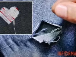 Как зашить прожженные джинсы, чтобы никто не догадался — видео
