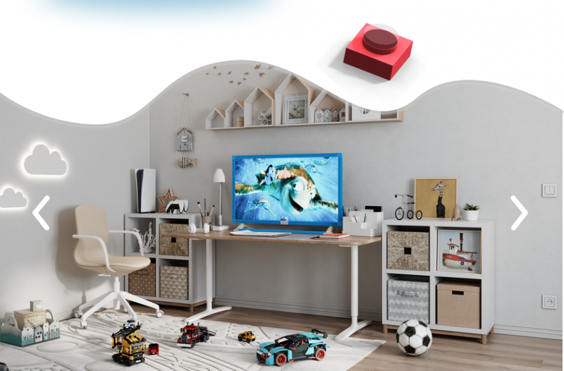 KIVI KidsTV: детский телевизор, который не боится ударов мячом, рисунков маркером и совместим с конструктором LEGO