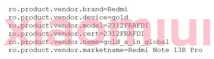 Клоны Redmi Note 13 Pro: смартфоны Note 13R Pro, POCO X6 5G и POCO X6 Pro 5G найдены в программном обеспечении Mi Code и базе данных GSMA IMEI