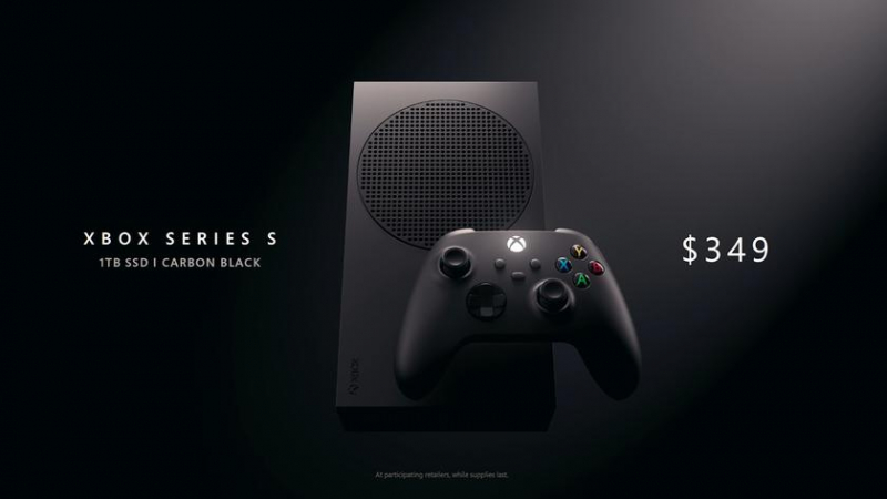 Microsoft выпускает черную игровую консоль Xbox Series S с 1 ТБ памяти за 350 долларов