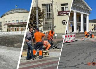 На Контрактовой площади в Киеве появилась новая кольцевая развязка — фото