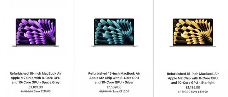 скидка 15%: Apple выпускает обновленный 15-дюймовый MacBook Air с процессором M2