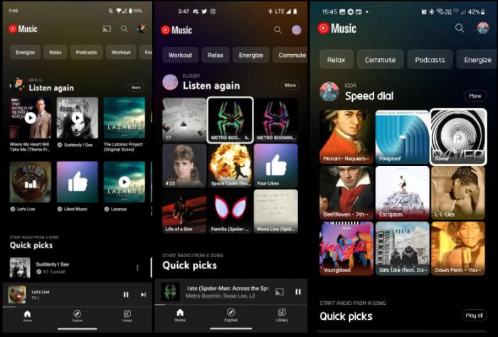 Нас ждет редизайн YouTube Music: теперь выбор песен стал еще удобнее!