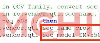 Новый процессор Snapdragon 7 «SM7550» засветился в коде MIUI