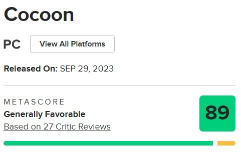 «Одна из лучших инди-игр 2023 года!» - критики высоко оценили экшен-платформер Cocoon от создателей знаменитых инди-игр Limbo и Inside