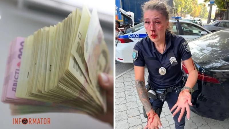 Пострадавшая во время стрельбы патрульная из Днепра разбила банку с 1,1 млн гривен: первые комментарии полиции