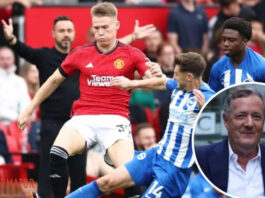 Пирс Морган назвал Манчестер Юнайтед жалким после поражения Брайтона со счетом 1-3