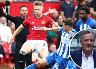 Пирс Морган назвал Манчестер Юнайтед жалким после поражения Брайтона со счетом 1-3