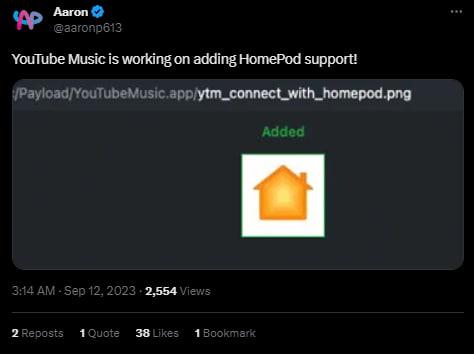Пользователи смогут дать HomePod команду через Siri и начать слушать музыку через свою учетную запись YouTube Musi