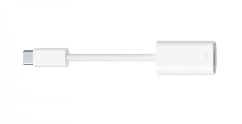 После презентации iPhone 15 Apple начала продавать адаптер USB-C Lightning за $29
