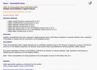 Правительство Индии бьет тревогу: iPhone и другие устройства Apple нужно срочно обновить, чтобы закрыть бэкдор